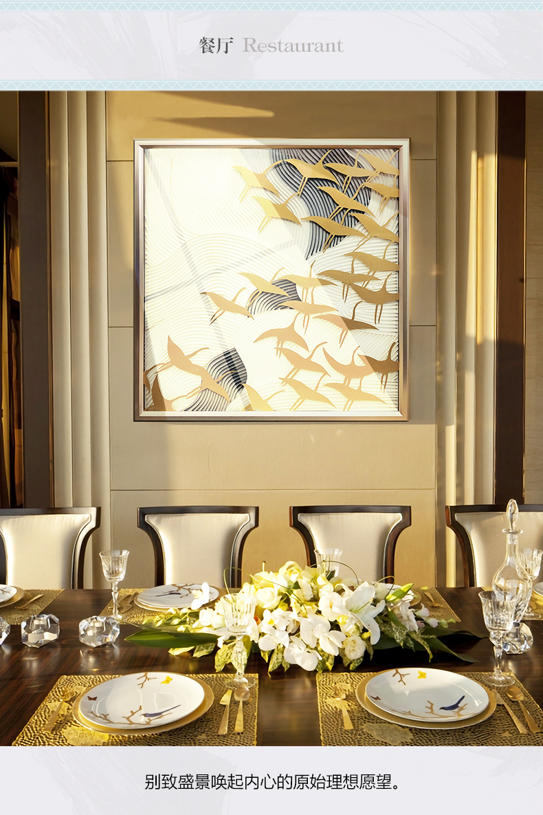 新品輕奢玄關掛畫 實物畫 客廳樣板房裝飾畫 方形純手繪油畫 歸去來兮