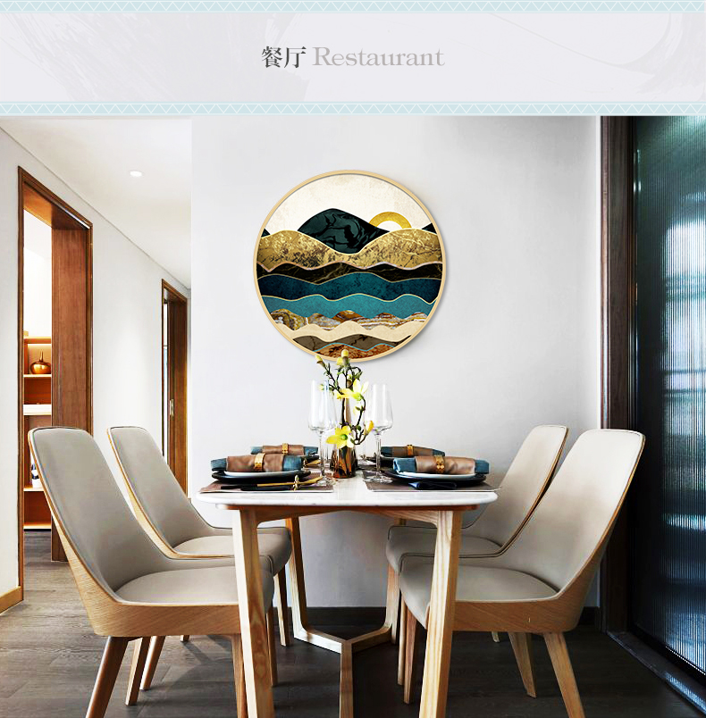 現(xiàn)代簡約客廳辦公室裝飾畫 書房玄關(guān)晶瓷畫 純手繪油畫 絲綢之路系列二