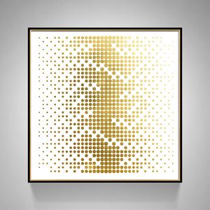 現(xiàn)代簡約客廳裝飾畫 抽象風(fēng)格臥室床頭掛畫  晶瓷畫 金色年華