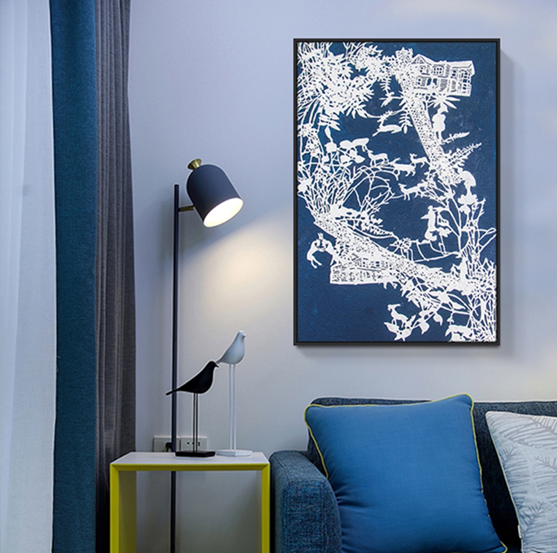 現(xiàn)在創(chuàng)意客廳裝飾畫 臥室原創(chuàng)手繪砂巖立體畫 餐廳環(huán)保PS框掛畫 剪紙